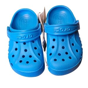 Crocs Baya Clogs Crocs Water Shoes Ocean Blue Unisex Toddler Kid's Size 9 NEW